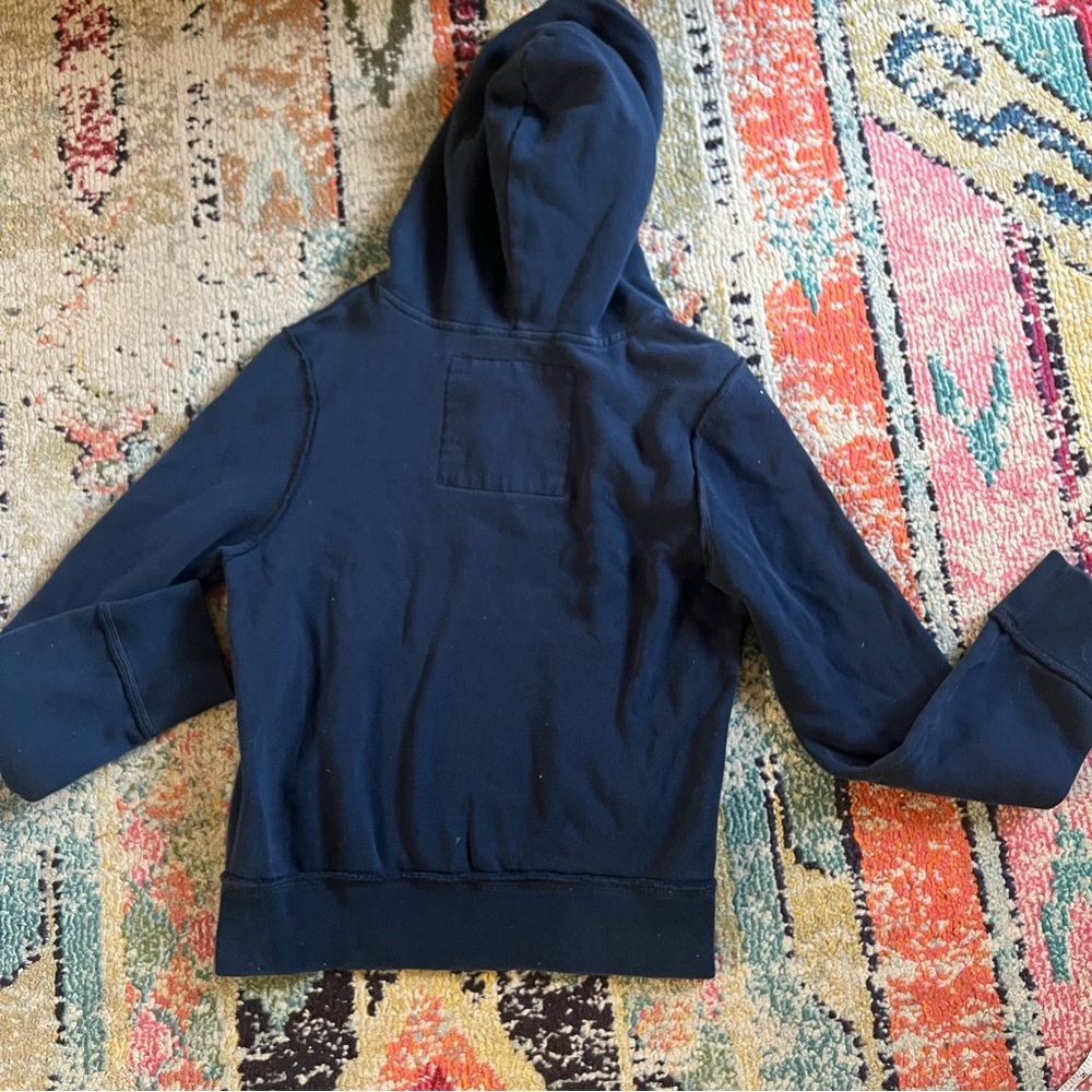 HOLLISTER WOODSON MOUNTAIN HOODIE SWEATSHIRTS NAVY BLUE MENS SIZE S - Picture 6 of 6